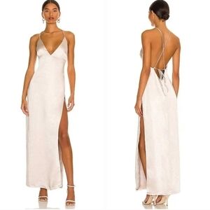 Elegant Cream Maxi Dress